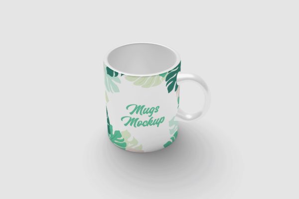 陶瓷马克杯印花图案设计预览素材库精选 Mug Mockups