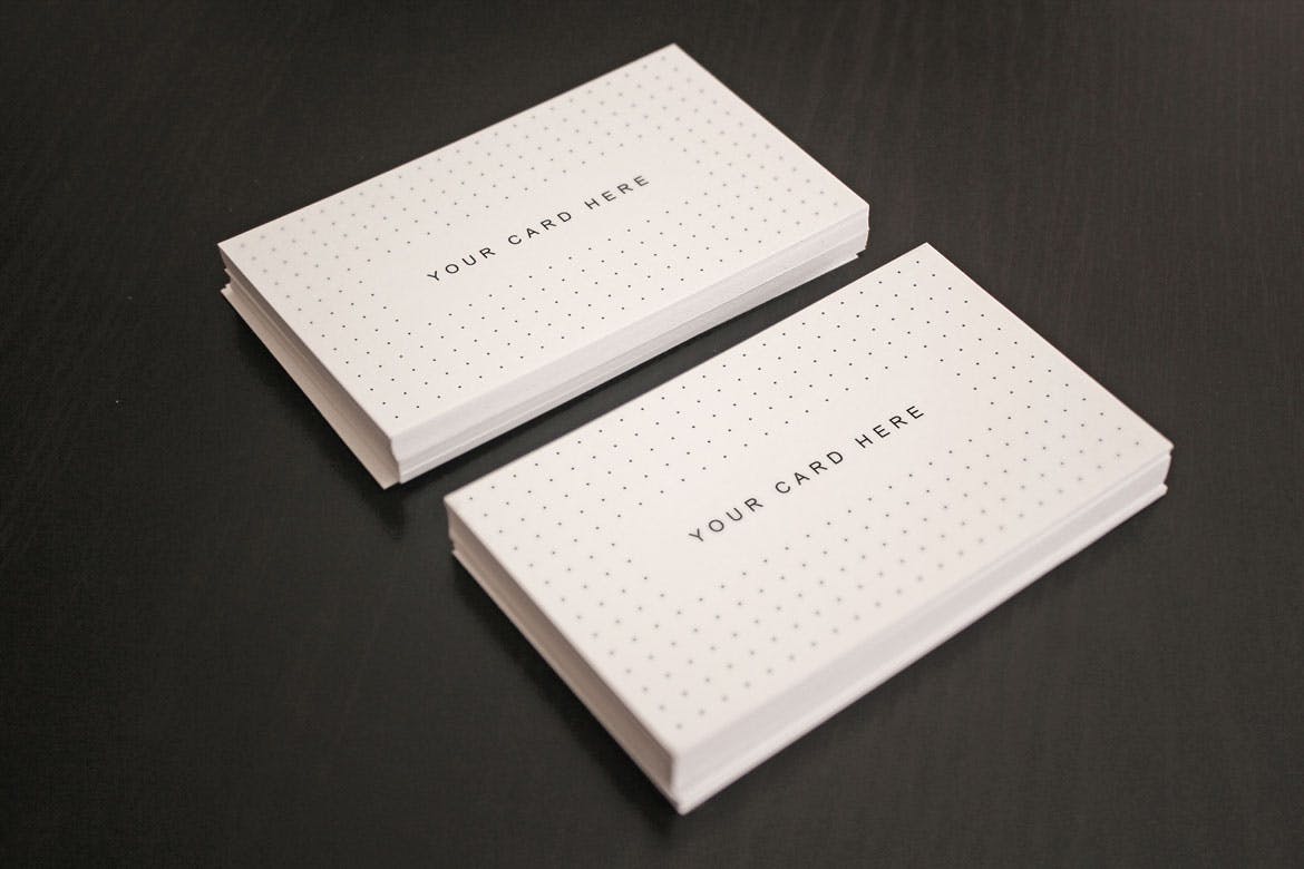 企业名片设计堆叠预览样机模板 Flyer and Business Card Clean Realistic Mockups插图(3)