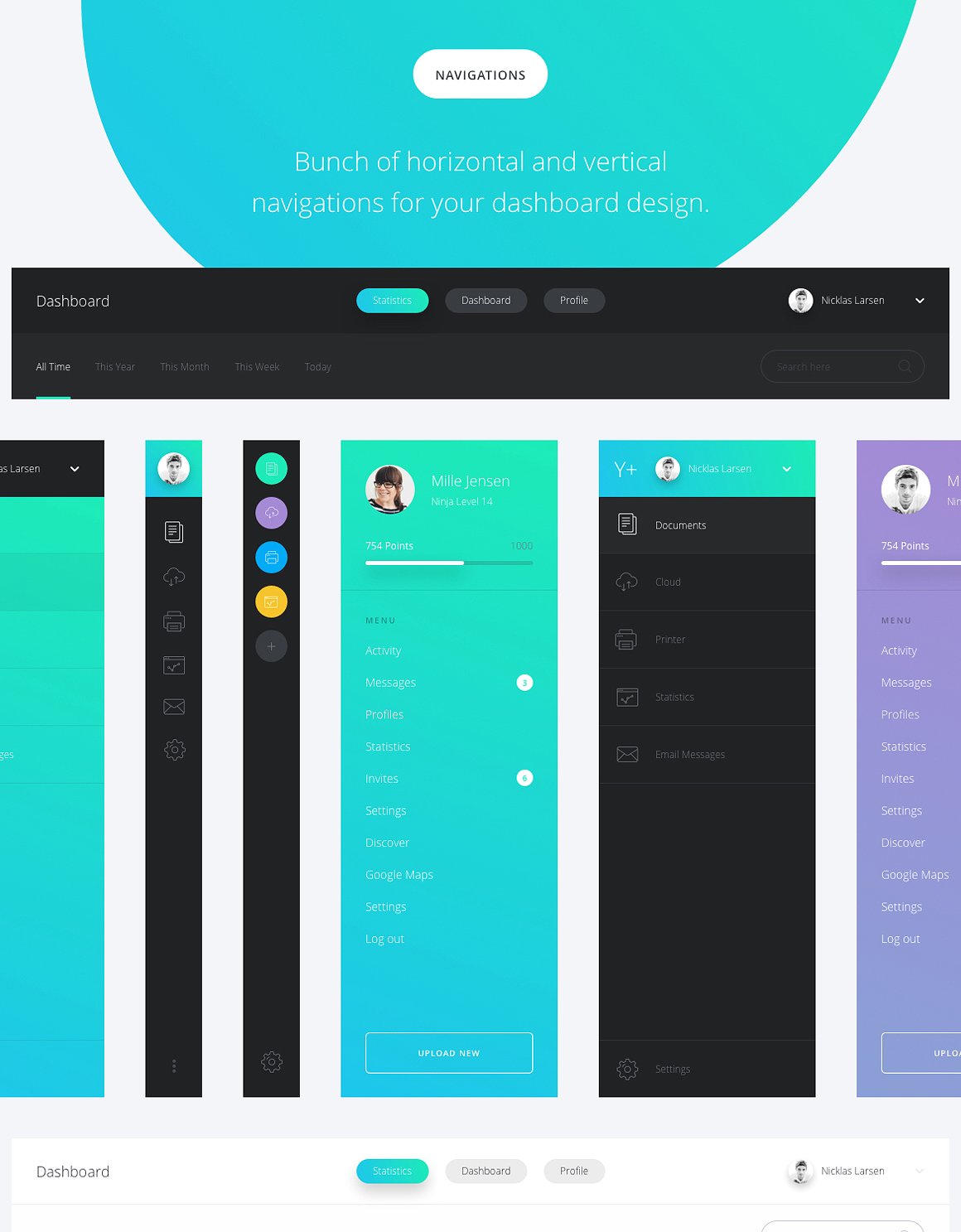 数据仪表盘应用 UI 套件 Datta – Dashboard UI Kit插图(12)