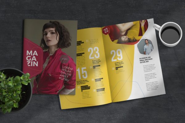 潮流时尚素材库精选杂志排版设计InDesign模板 InDesign Magazine Template
