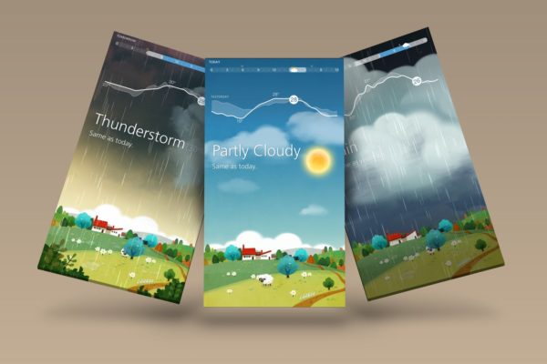 APP应用&amp;手机游戏界面设计效果图样机 Mobile Display Mock-Up