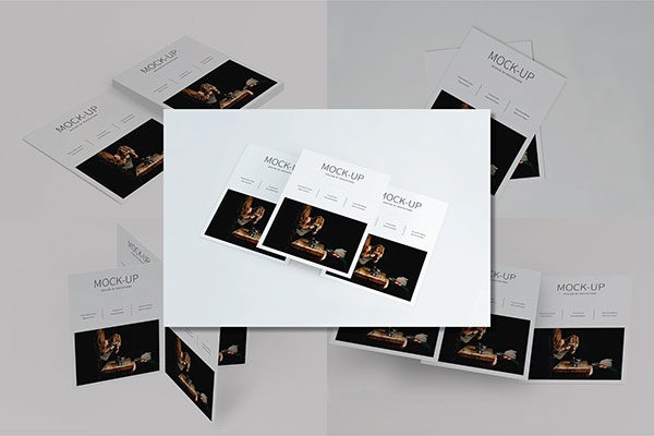 美国信纸大小的海报展示样机下载 US Letter Flyer Mock-Up [psd]