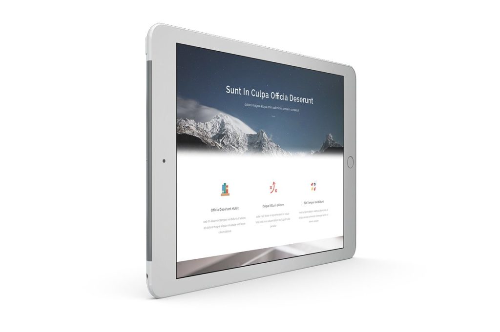 16个不同视角iPad Mockups打包下载[psd]插图(3)