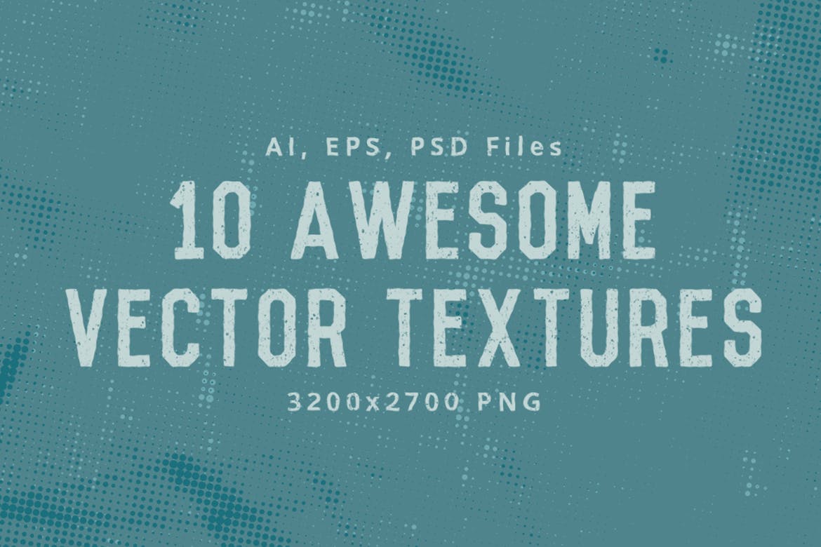 10款半色调圆点纹理矢量素材库精选背景 Halftone Dots Texture Pack Background插图(4)