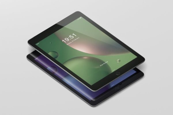 iPad平板电脑屏幕设备样机 Tablet Screen Mockup