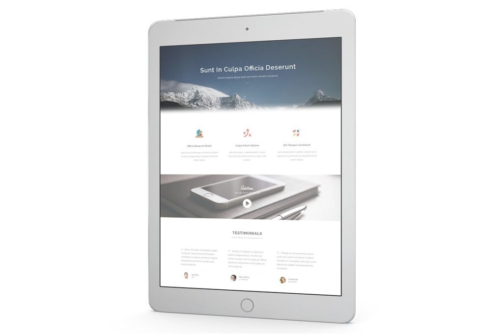 16个不同视角iPad Mockups打包下载[psd]插图(5)