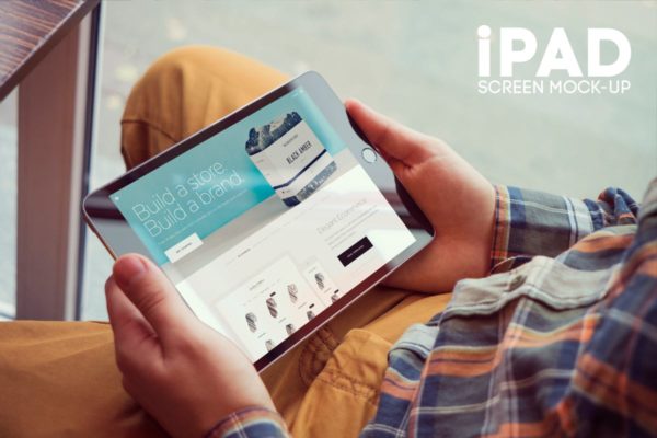 ipad平板电脑屏幕样机模板 iPad Screen Mockup