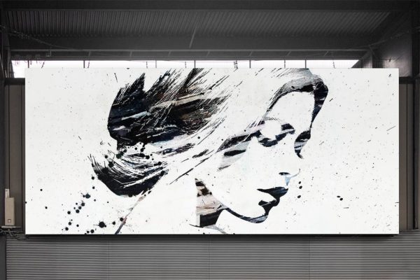地铁灯箱广告牌海报设计效果图样机模板 Billboard Mock-up