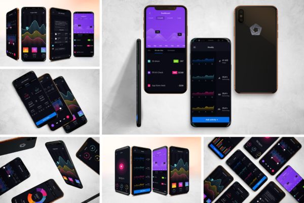 Android/iOS平台APP应用UI设计效果图样机v3 Android &amp; iOS Mockup V.3