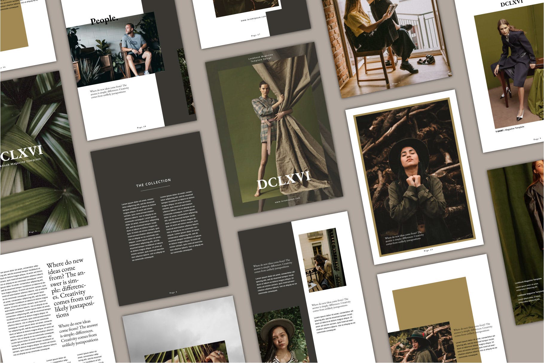 现代风格创意品牌产品素材库精选杂志设计模板 Magazine Business Agency DCLXVI Template – LS插图(5)
