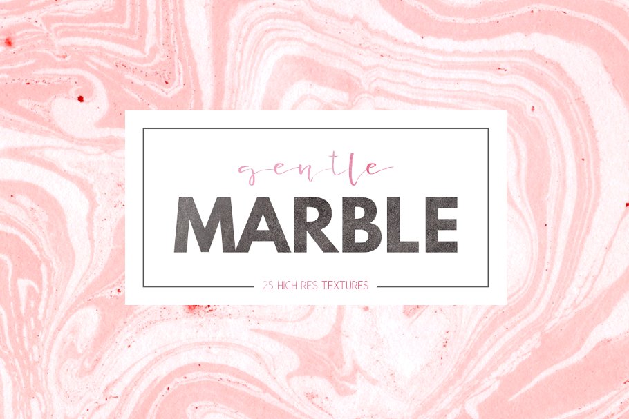 25款淡雅风大理石纹理合集 25 Gentle Marble Textures插图