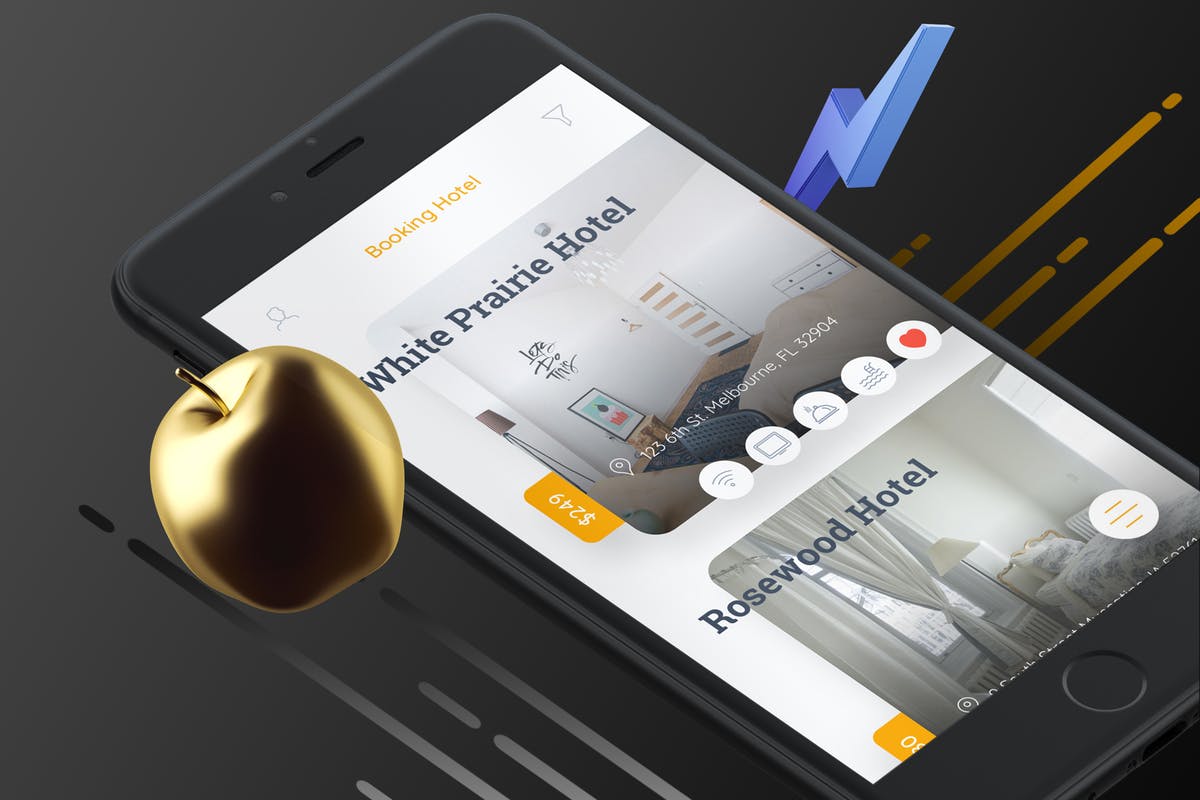 线上酒店预订APP手机应用界面UI套件 1 – TH Booking Hotel 1 Mobile Ui – TH插图