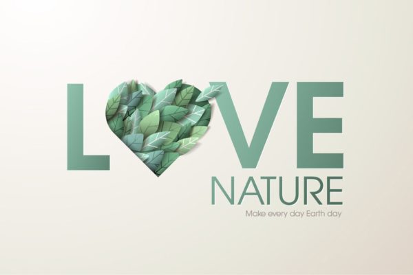 大自然绿色主题网站Banner广告概念素材库精选设计素材v2 Nature web banner concept design