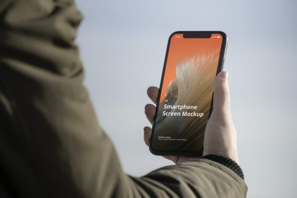户外场景全面屏手机素材库精选样机模板 Phone Mockup Outdoor Scenes