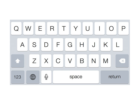 Keyboard iPhone 6 Plus素材之家精选sketch素材