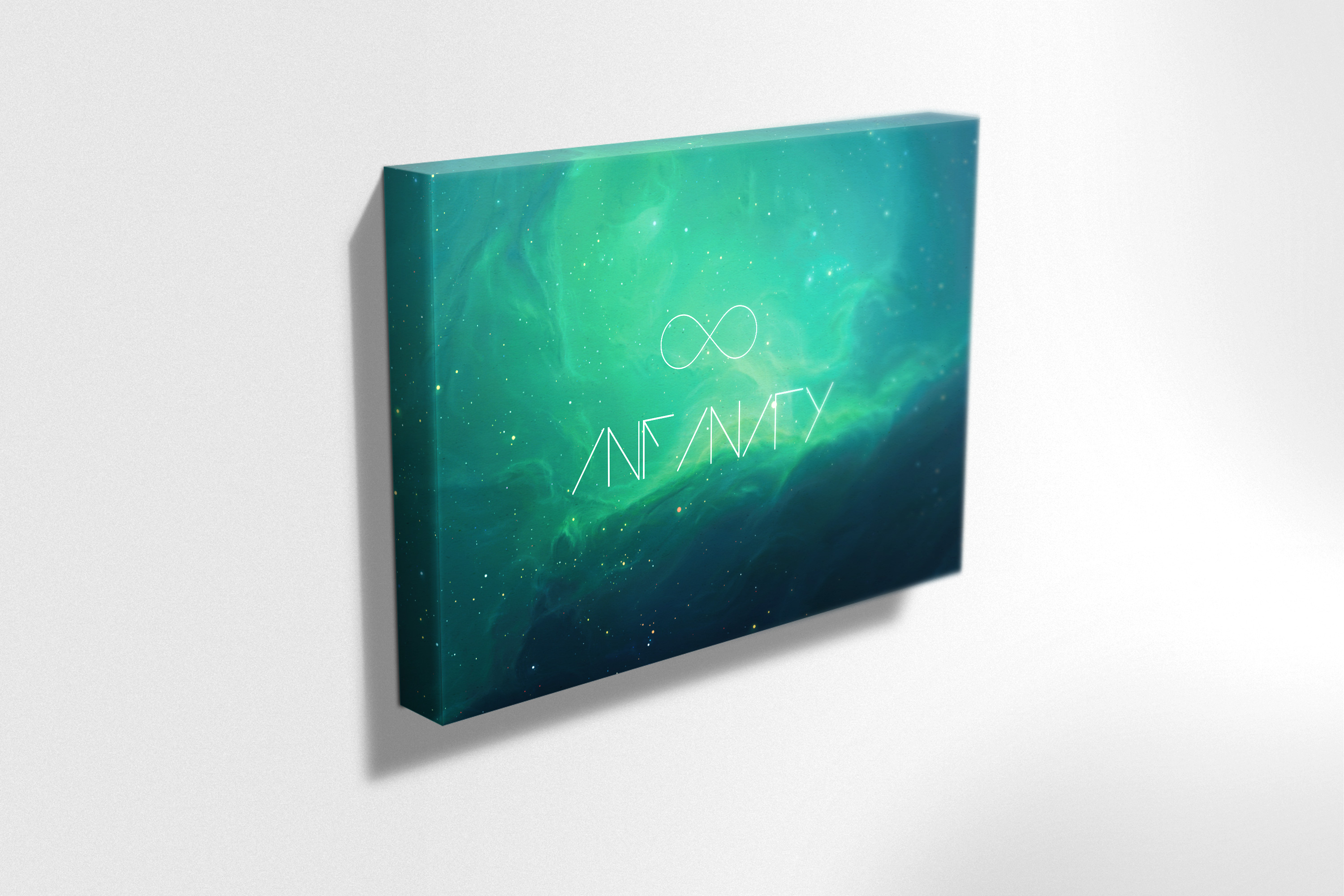 立体画布画框绘画/画像展览样机模板1 Canvas Mockup 1插图