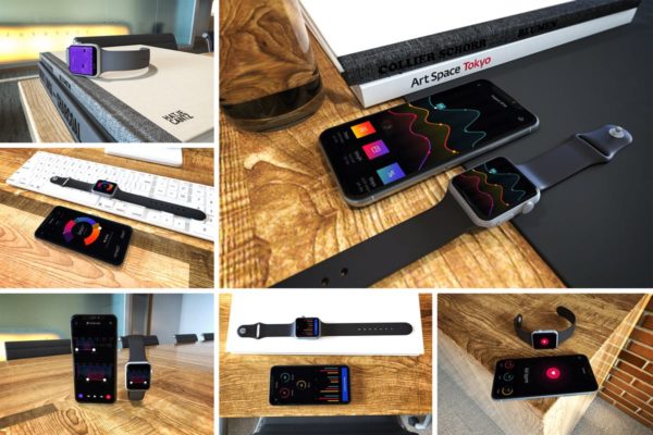 Apple智能手表&amp;iPhone Xs手机样机模板 Apple Watch &amp; iPhone XS