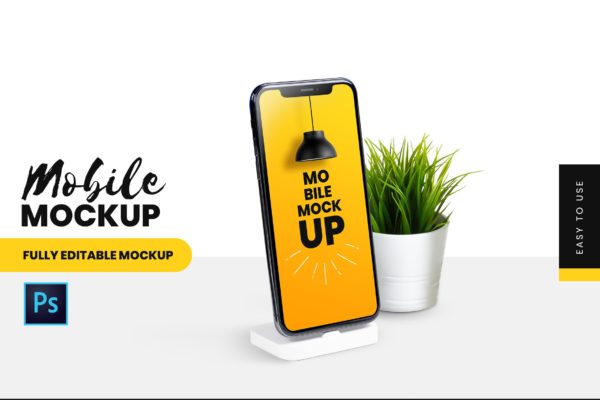 智能手机iPhone手机屏幕预览设计图素材库精选样机 Mobile Mockup