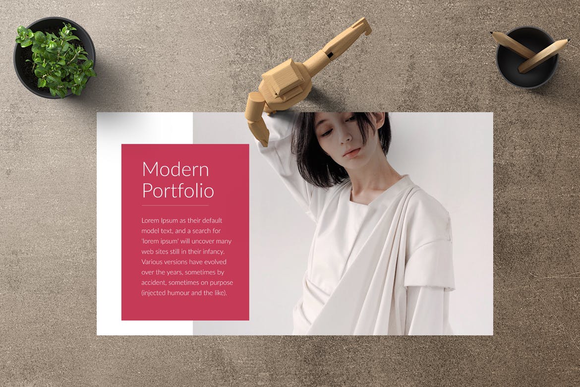 服装行业适用的谷歌幻灯片模板 KUROWO Google Slides插图(5)