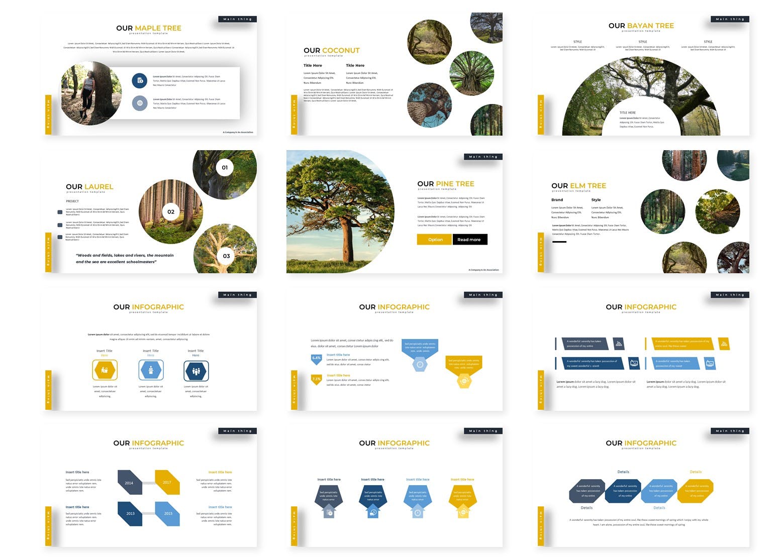 绿色大自然主题Keynote幻灯片模板素材 Greenlife – Keynote Template插图(2)
