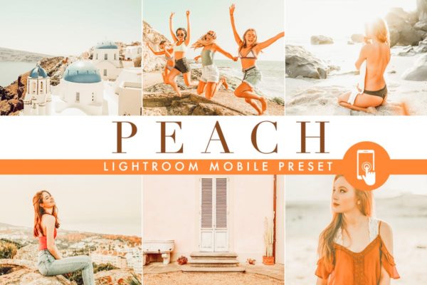 一款橙色暖色系的照片调色LR预设 Orange Lightroom Mobile Preset