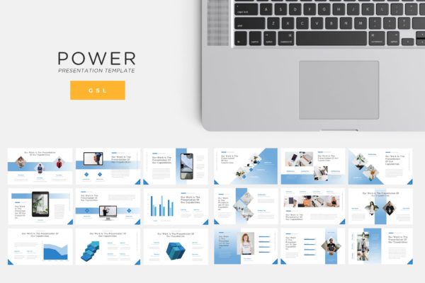 互联网+创业公司路演素材库精选谷歌演示模板 Power – Technology Google Slides Template