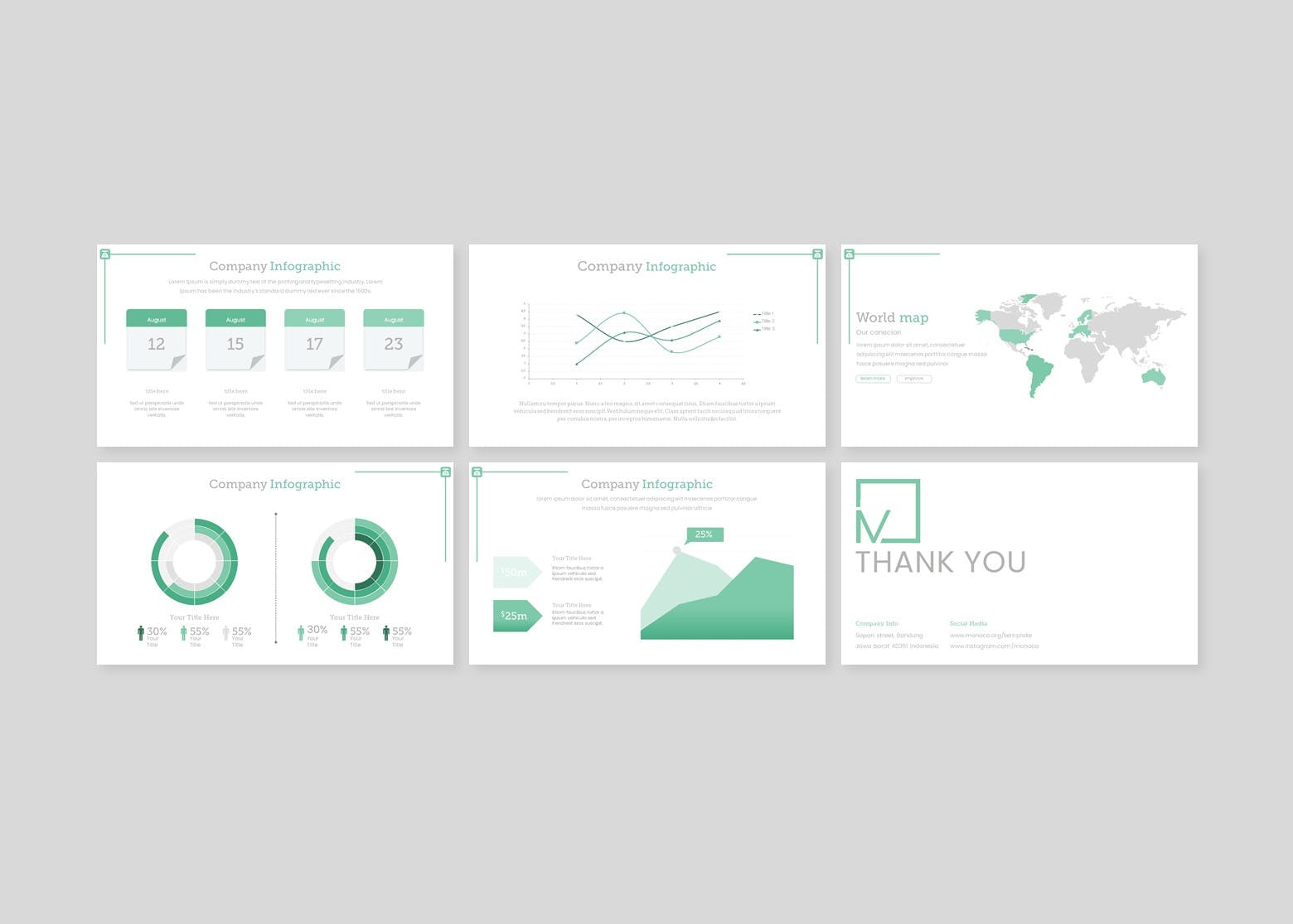 高端数码产品研发企业推广PPT幻灯片模板 Monoco – Powerpoint Template插图(4)
