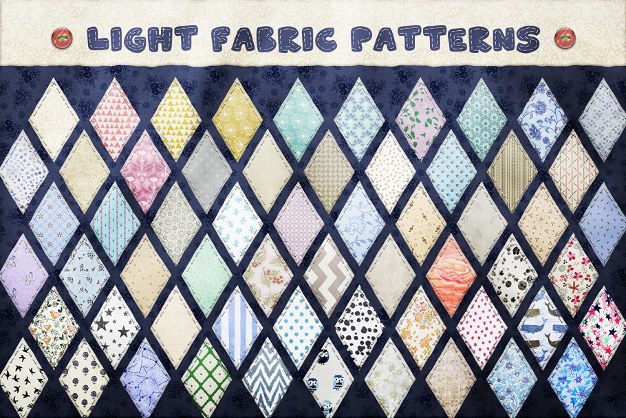 创意拼凑效果PS笔刷&图层样式合集 PATCHWORK Effect Photoshop TOOLKIT插图(3)