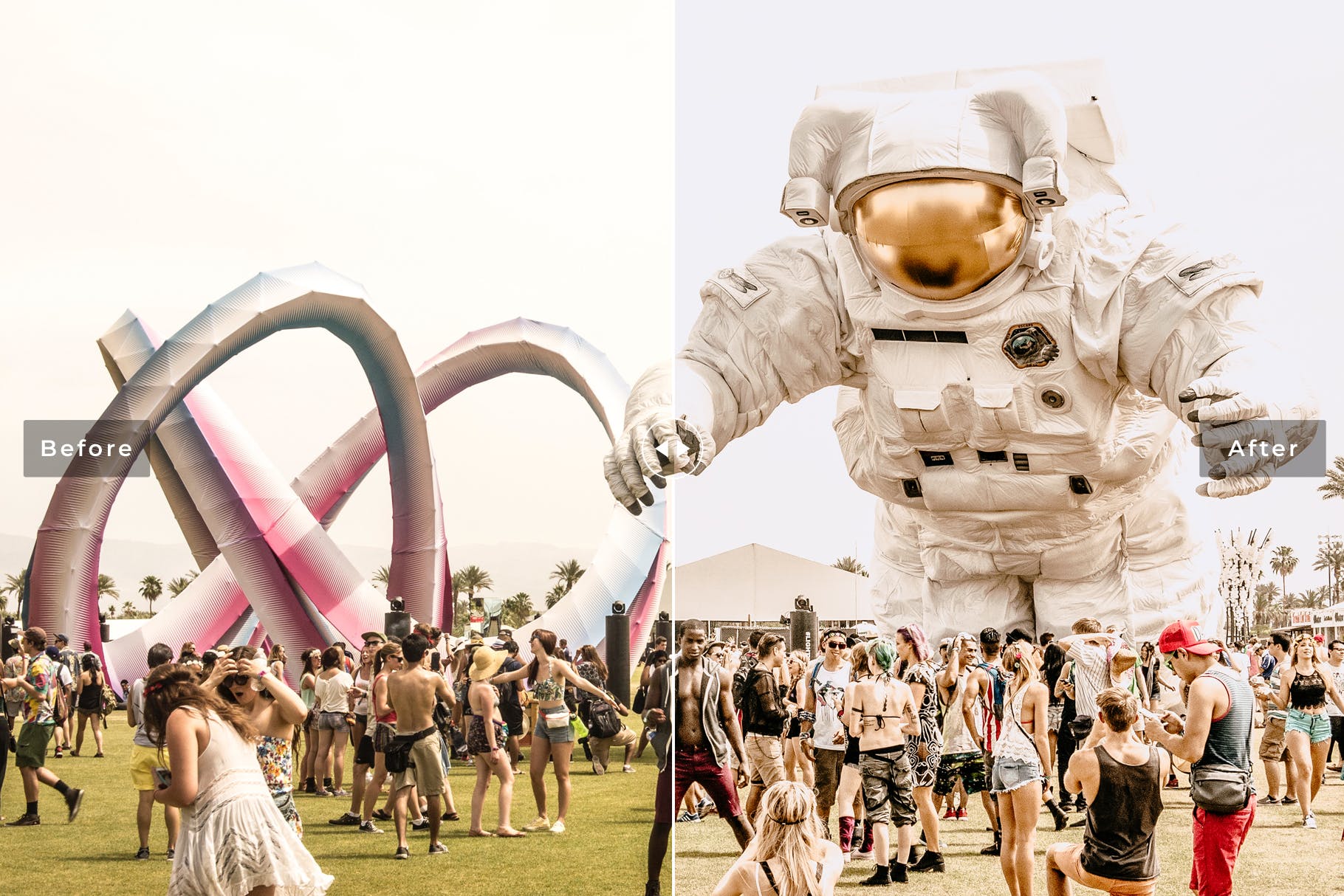 夏季节日色彩照片处理素材库精选LR预设 Coachella Mobile & Desktop Lightroom Presets插图(3)