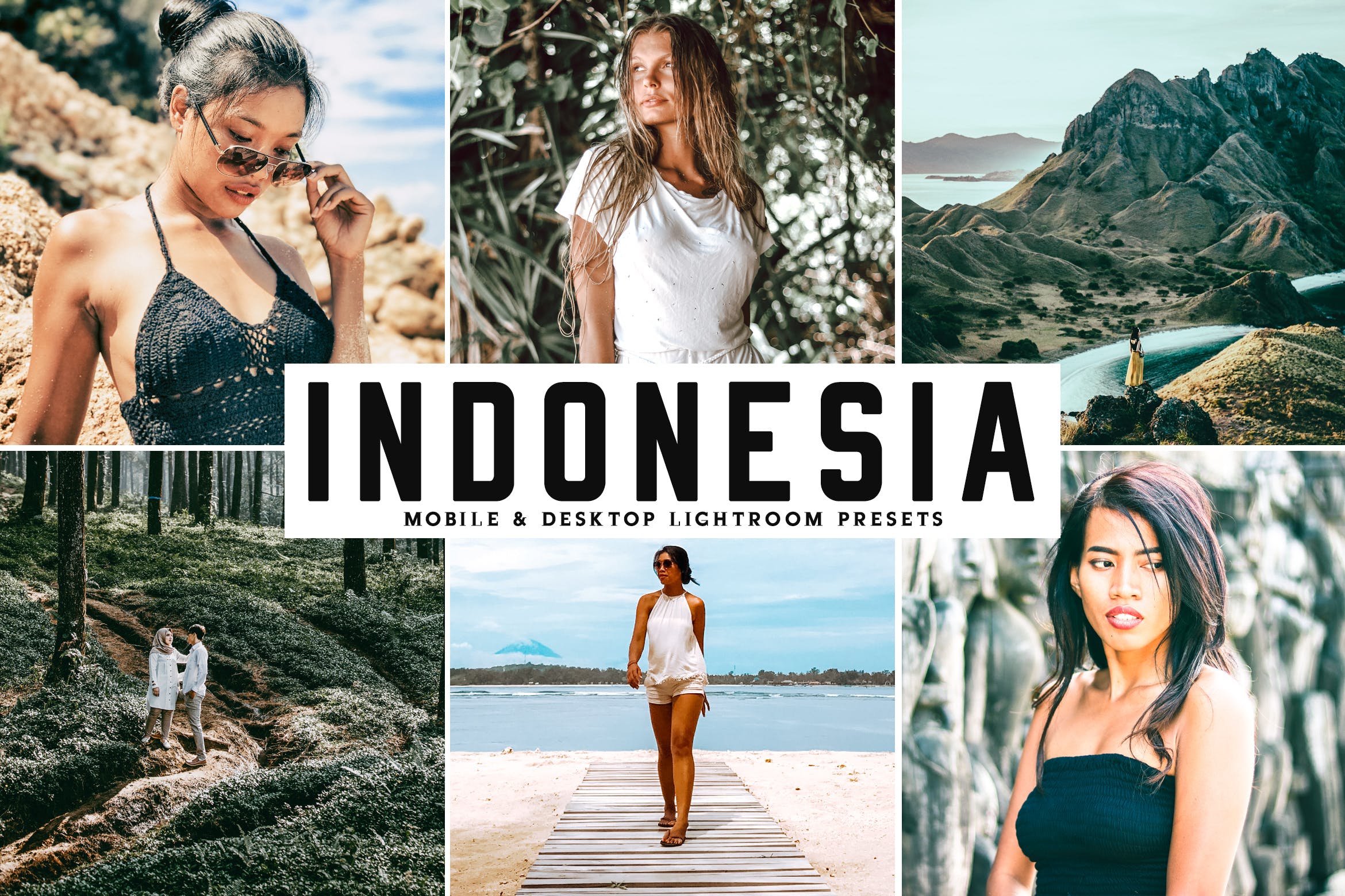 热带海岛旅行照片调色滤镜素材库精选LR预设 Indonesia Mobile & Desktop Lightroom Presets插图