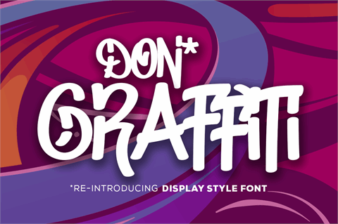 Don Graffiti font素材之家精选英文字体