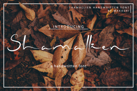 Shamallien Font素材之家精选英文字体