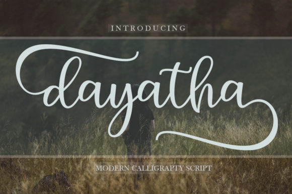 Dayatha Font素材之家精选英文字体