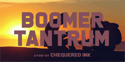 Boomer Tantrum font素材之家精选英文字体
