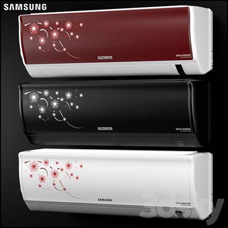 SAMSUNG AC家用挂壁式空调素材之家精选3D模型