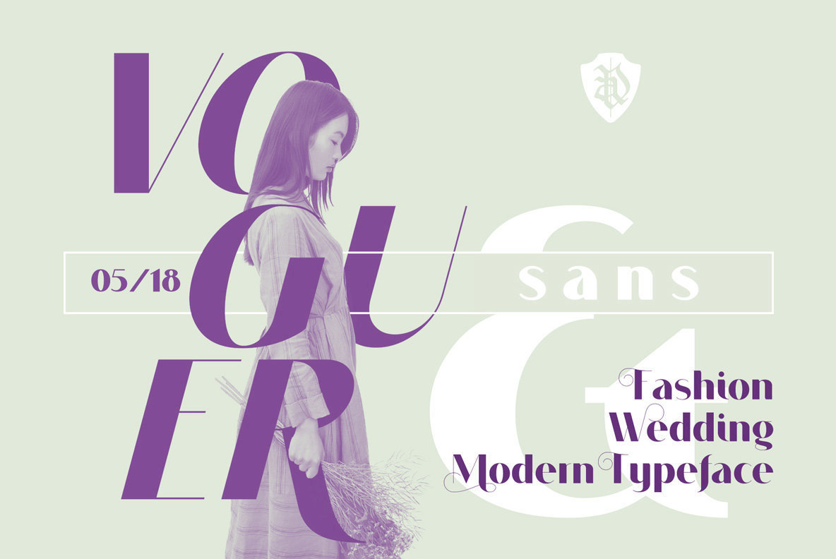 Voguer Sans Font Family素材之家精选英文字体
