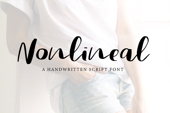 Nonlineal Font素材之家精选英文字体