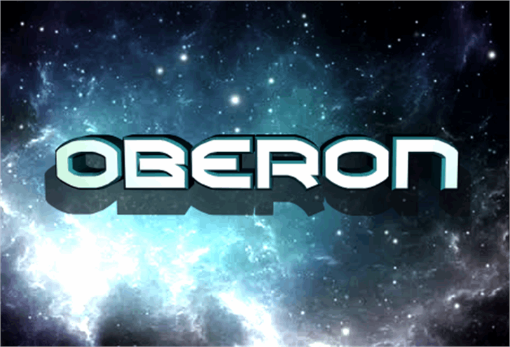 Oberon font插图