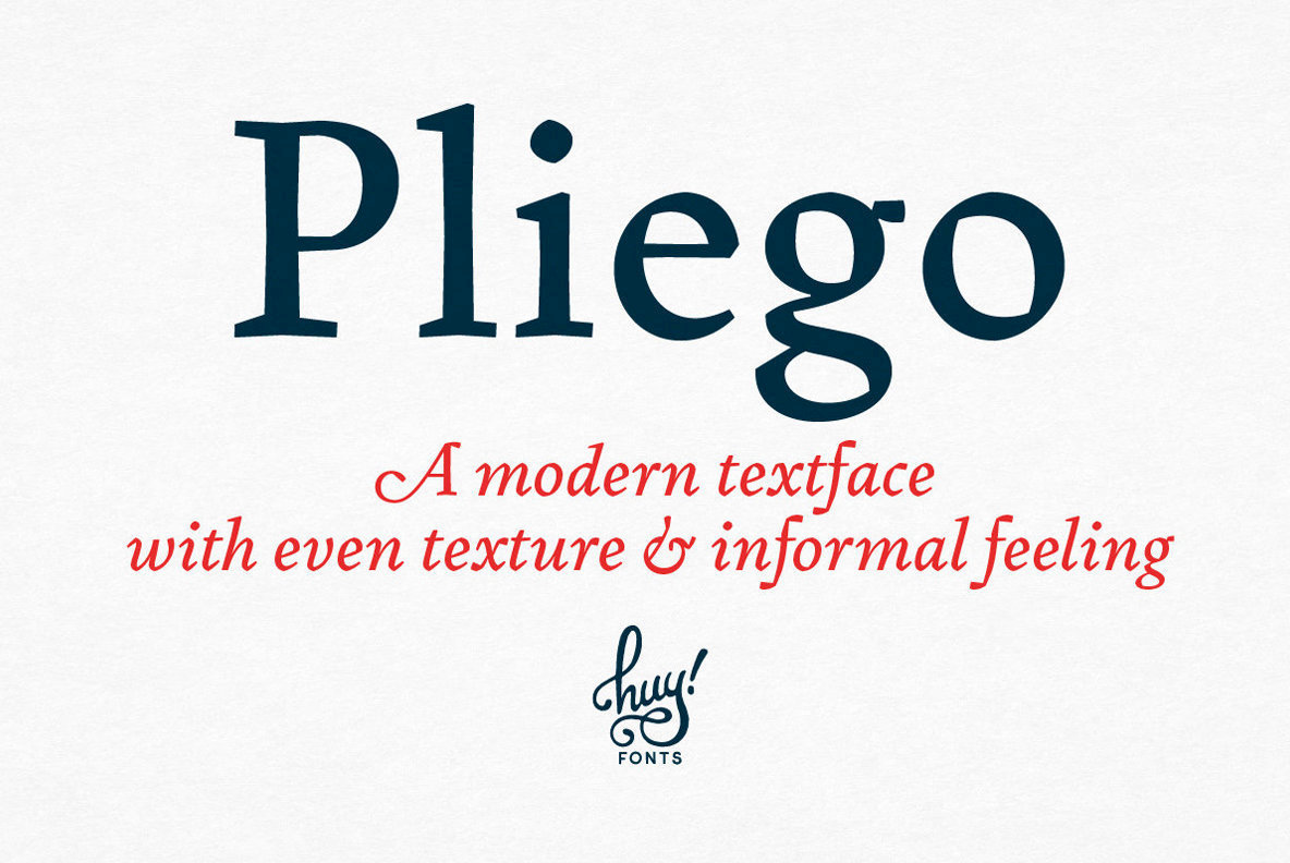 Pliego Font Family素材之家精选英文字体