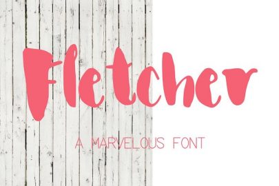Fletcher Font素材之家精选英文字体