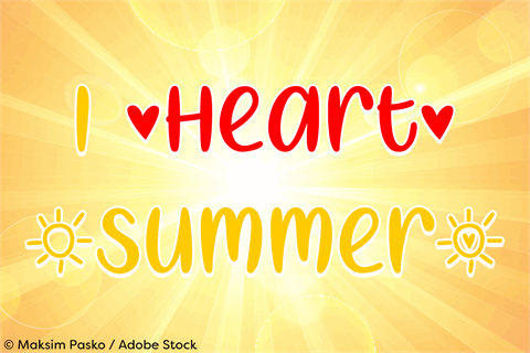 I Heart Summer font素材之家精选英文字体