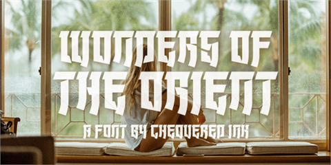 Wonders of the Orient font素材之家精选英文字体