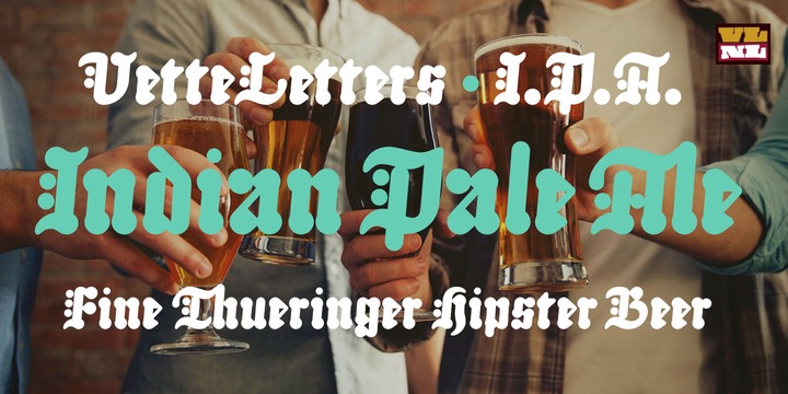 VLNL Thueringer Font素材之家精选英文字体