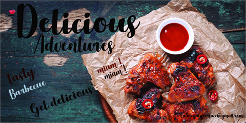 Delicious Adventures font素材之家精选英文字体