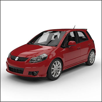 铃木suzuki sx4 2010 汽车素材之家精选3D模型