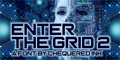 Enter the Grid 2 font素材之家精选英文字体