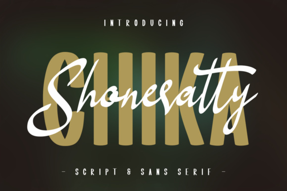 Shoneratty Chika Font素材之家精选英文字体