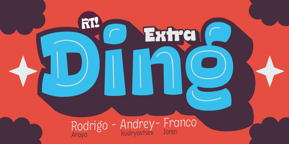 Ding Extra Font Family素材之家精选英文字体