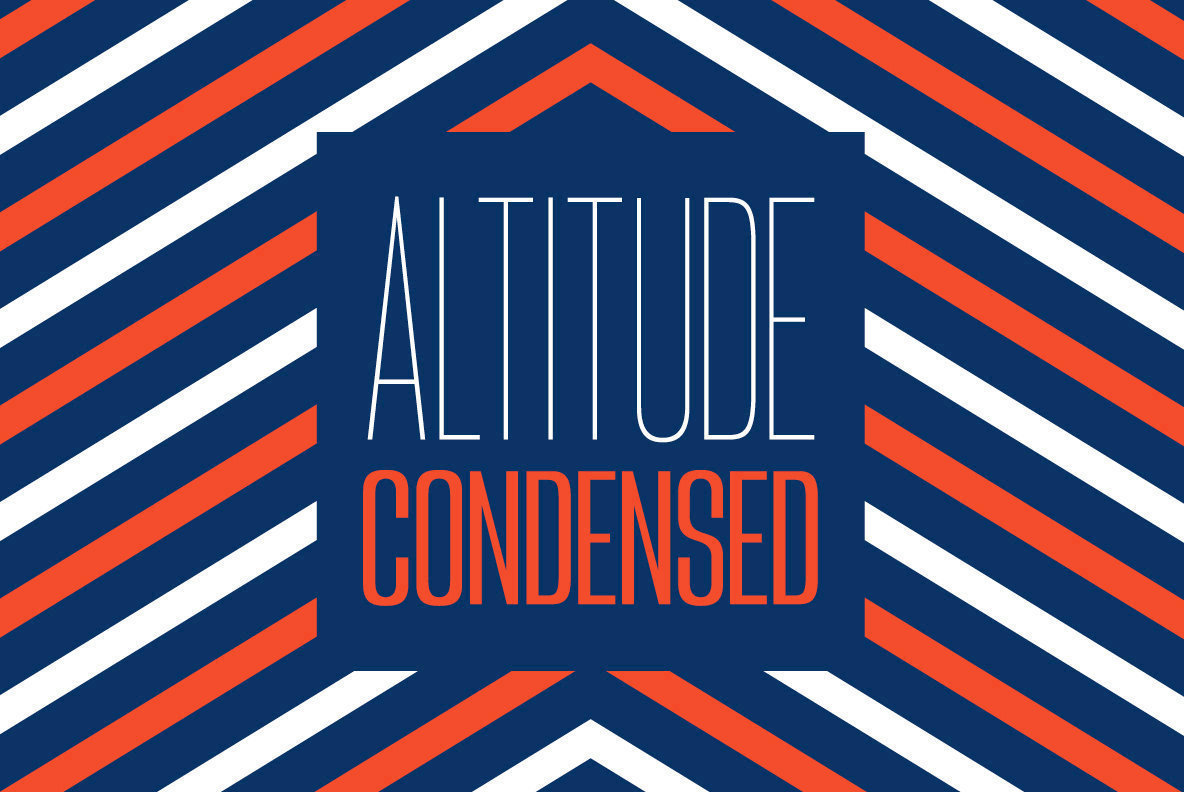 Altitude Condensed Font素材之家精选英文字体
