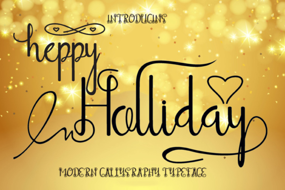 Heppy Holliday Font素材之家精选英文字体